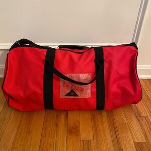 Vintage Le Club Red Duffle Bag